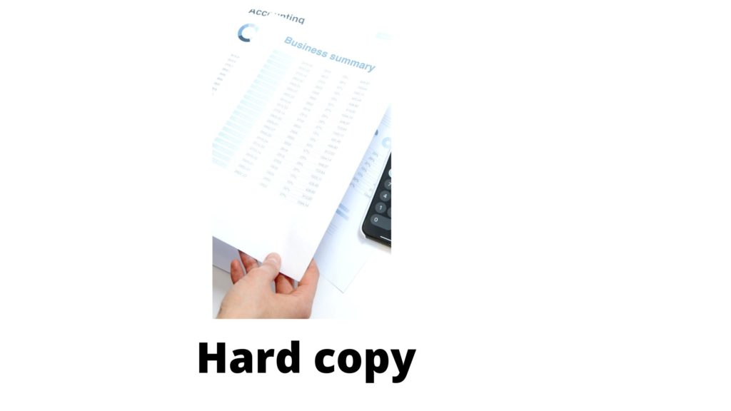 What is hard copy