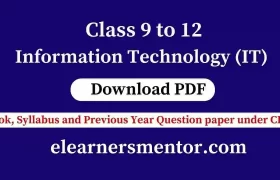 class 9 to 12 IT 402 802 book syllabus question papers pdf download ncert cbse