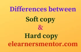 difference between soft copy and hard copy